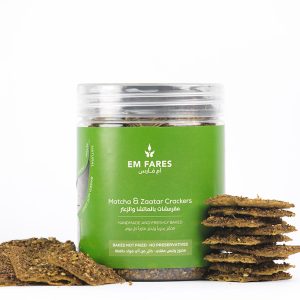 Crackers zaatar and matcha